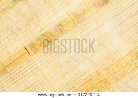 Authentic Egyptian Papyrus Paper Diagonal Background And Texture No. 39. Macro Closeup.