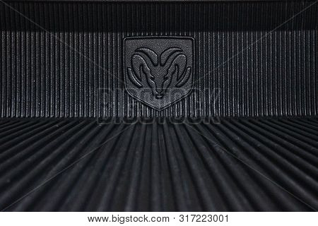 May 7, 2016, Kiev, Ukraine; Dodge Ram Srt-10 With An Open Trunk