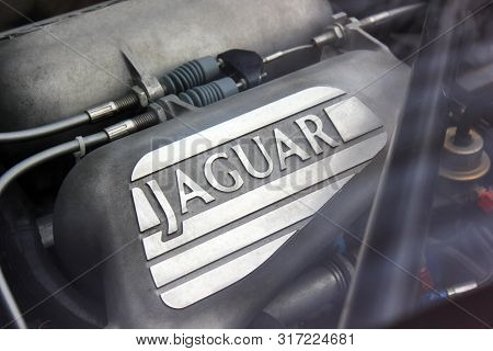 January 3, 2013; Kiev, Ukraine. Jaguar Xj220 (1991). Hypercar. Winter. Cold