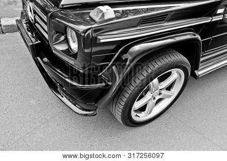 Kiev, Ukraine - September 9, 2013; Mercedes-benz G500 Amg In The City