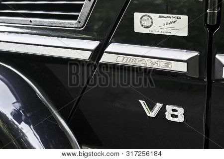 Kiev, Ukraine - September 9, 2013; Mercedes-benz G55 Amg In The City