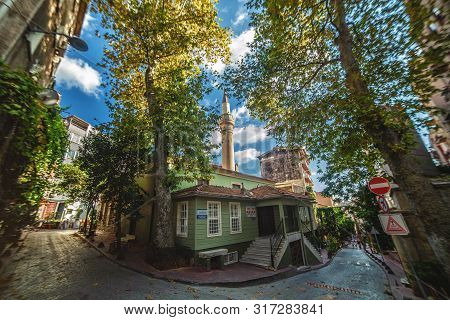Generic Architecture In Cihangir, Beyoglu Of Istanbul At Summer