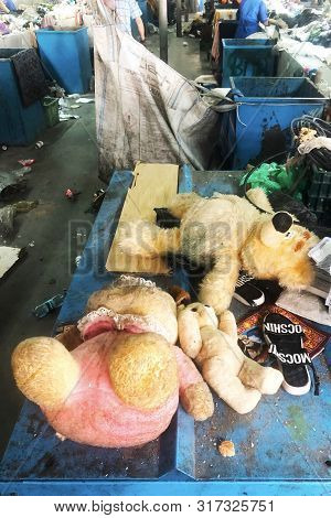 Chisinau, Republic Of Moldova. July 2, 2019 - Waste Trash Plastic And Other Types Of Garbage, Waste 