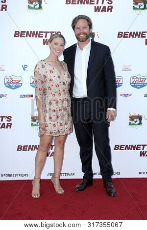 LOS ANGELES - AUG 13:  Courtney Hope Turner, Alexander Hammond  at the 