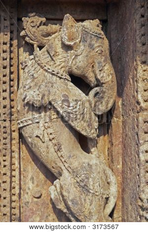 Starobylé hinduistického sloního Carving