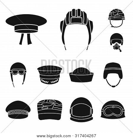 Vector Design Of Traditional And Armed Icon. Set Of Traditional And Officer Stock Vector Illustratio