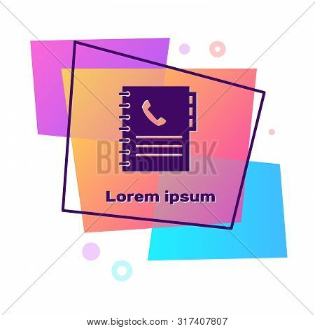 purple phone book vector photo free trial bigstock phone book addresses free