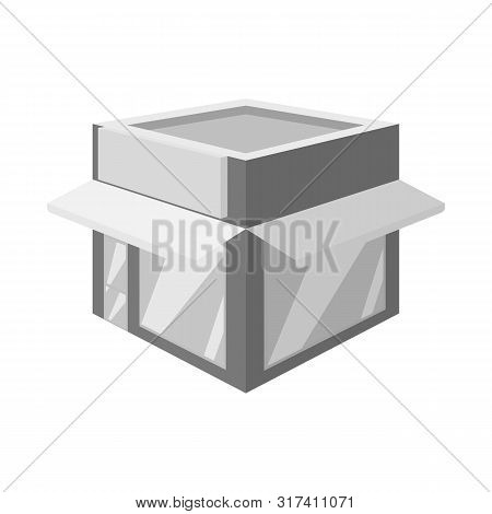 Vector Design Of Shop And Bookstore Symbol. Collection Of Shop And Modern Stock Vector Illustration.