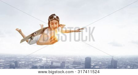 Fly with self-made plane wing