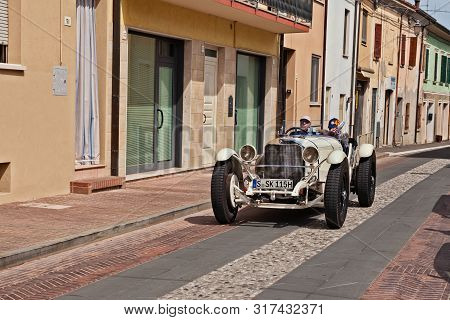 Gatteo, Fc, I19:taly - May 19, 20: Vintage Sports Car Mercedes-benz 710 Ssk (1928) In Historical Cla