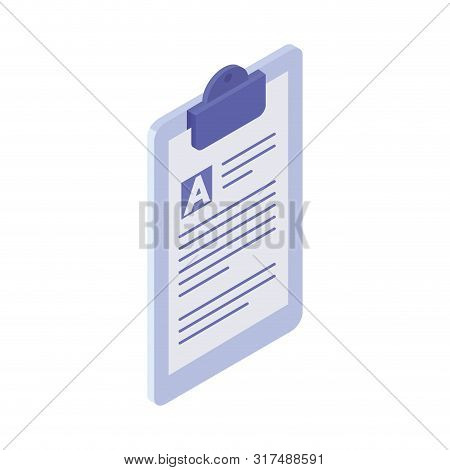 Curriculum Vitae On White Background Vector Illustration Design
