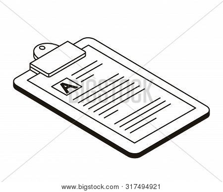Silhouette Of Curriculum Vitae On White Background Vector Illustration Design
