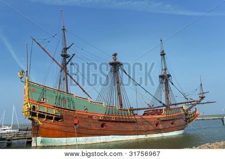 Replica di un galeone old Dutch Batavia VOC