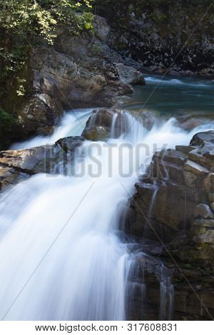 Nooksack Falls Waterfall Located In Whatcom County, Washington Off Mount Baker Highway, Washigton St