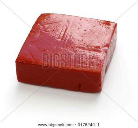 red konjac tofu, Japanese food