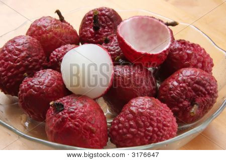 Litchi frugt