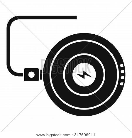 Smartphone Wireless Charger Icon. Simple Illustration Of Smartphone Wireless Charger Vector Icon For