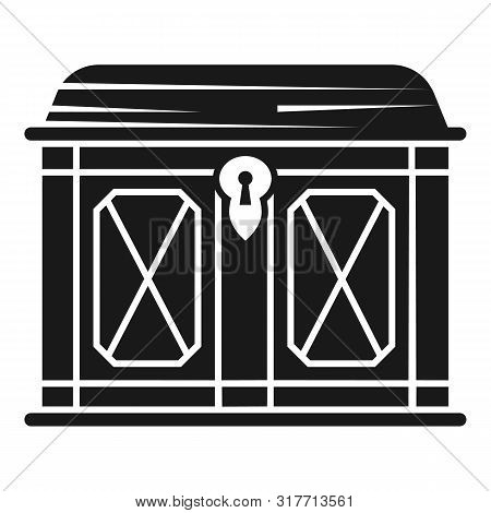Closed Dower Chest Icon. Simple Illustration Of Closed Dower Chest Vector Icon For Web Design Isolat