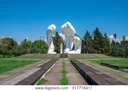 Poti, Georgia - 27.07.2019: War Memorial Monument To The Second World War.