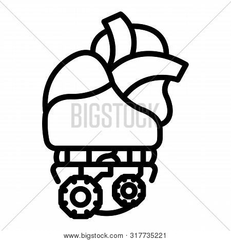 Heart Implant Icon. Outline Heart Implant Vector Icon For Web Design Isolated On White Background