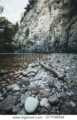 Schwarza River In The Hoellental In Austria