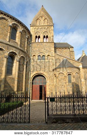 The External Eastern Facade Of The Basilica Of Our Lady (11th Century), A Roman Catholic Parish Chur