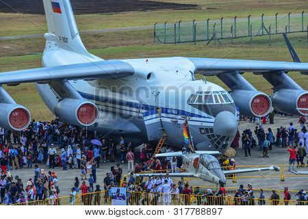 Military Aircraft Docking At The Airport