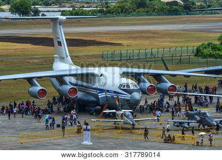 Military Aircraft Docking At The Airport