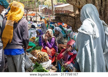 Ethiopian People On The Street, Africa
