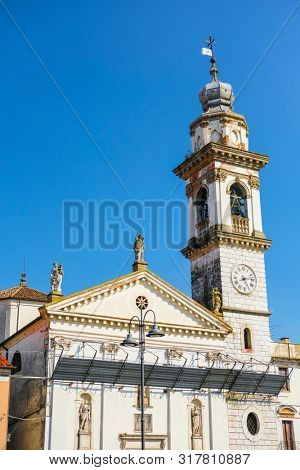 Paduva, Italy - July, 27, 2019: Catholic cathidral in Paduva, Italy