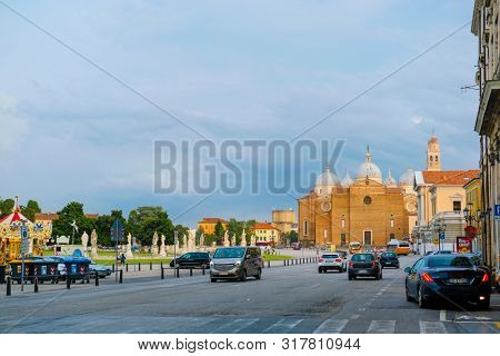 Paduva, Italy - July, 27, 2019: Catholic cathidral in Paduva, Italy