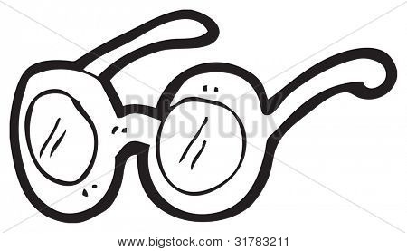 Cartoon-Brillen
