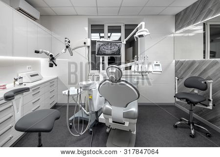 Contemporary Dental Clinic With Light Interior And Hi-tech Equipment