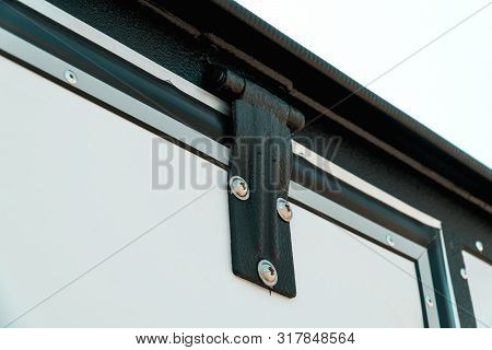 Photo Of Door Hinge On White Door