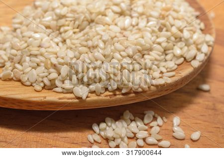 Hickpeas Close Up, Healthy And Diet Eating Concept.
