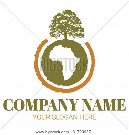 Grain Seed Agriculture Africa Vector Art Logo