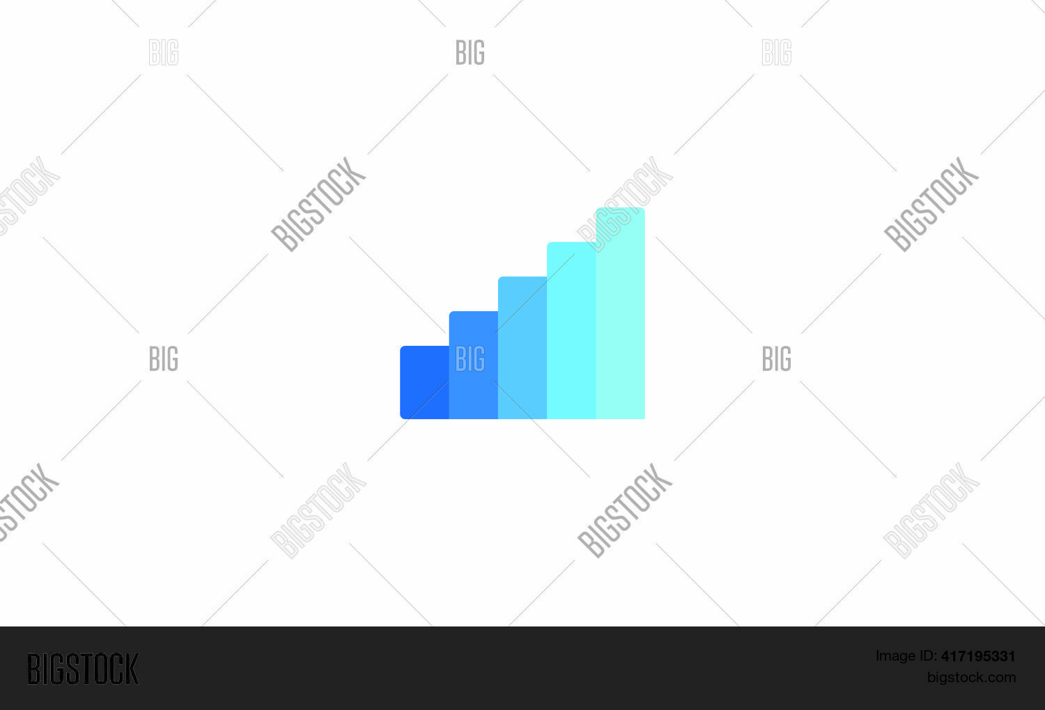 Level Icon Blue Blue Signal Level Vector & Photo (Free Trial) | Bigstock
