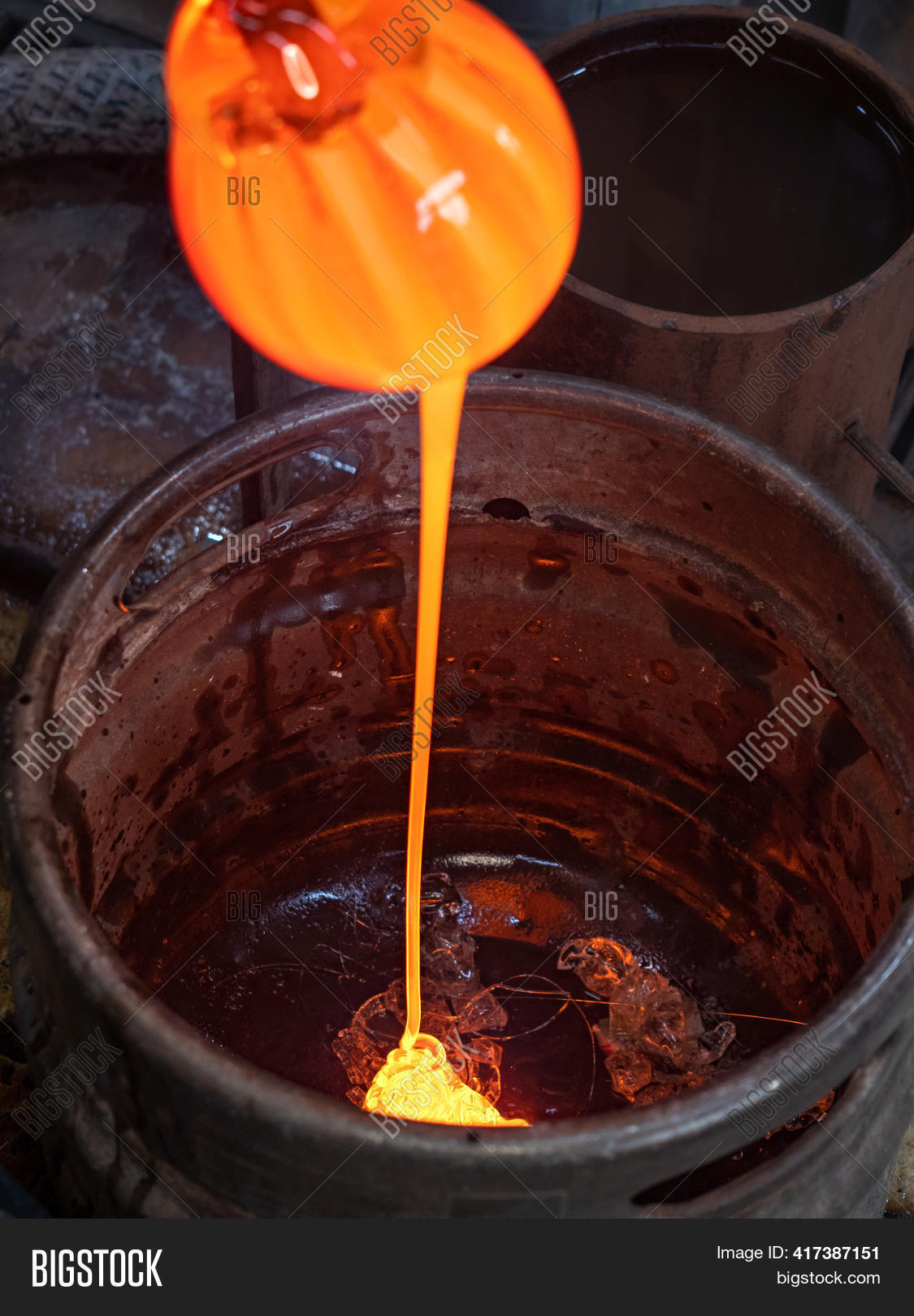 Drops Molten Glass Image & Photo (Free Trial) Bigstock