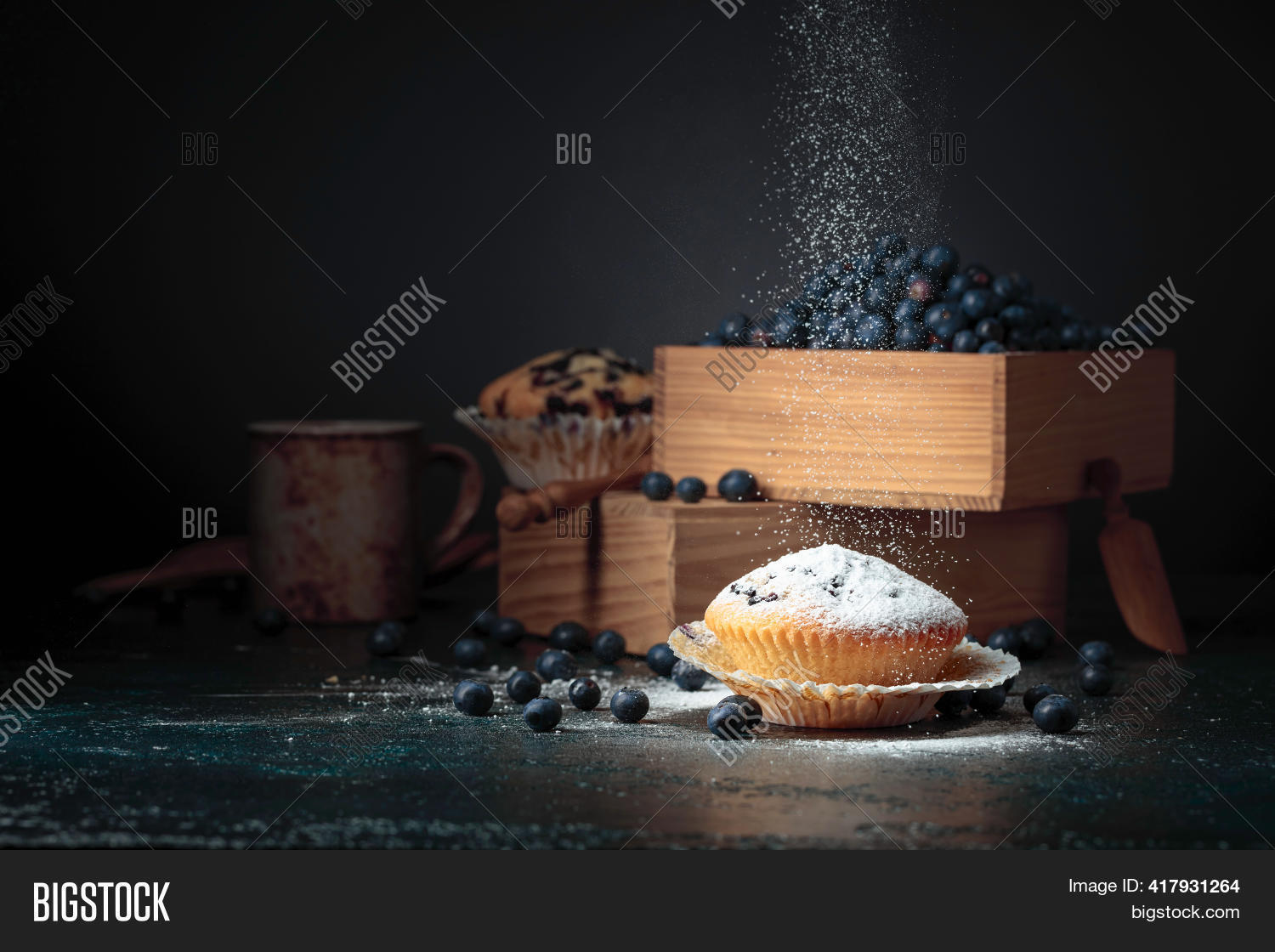 Blueberry Muffins Image & Photo (Free Trial) Bigstock