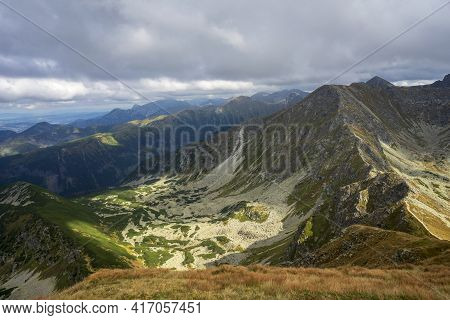 Beautiful View From The Top Of Salatin. Western Tatras. Slovakia.