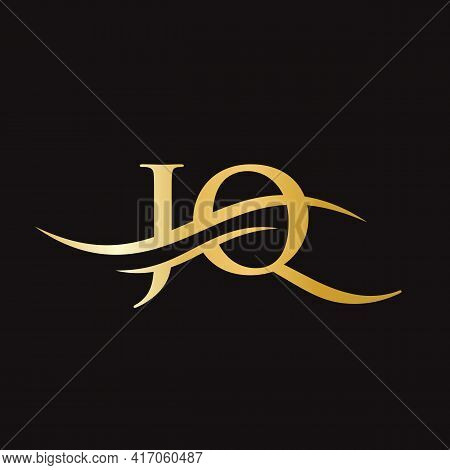 Jq Logo Design. Initial Jq Letter Logo Design.