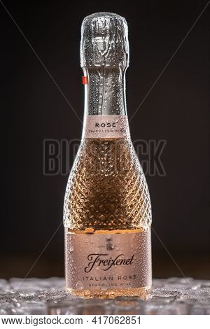 Freixenet Italian Rose Is A Delicate Blend Of Glera And Pinot Noir Grapes. Uk, England, Desember 28,