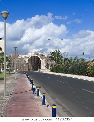 Vista strada principale di Heraklion