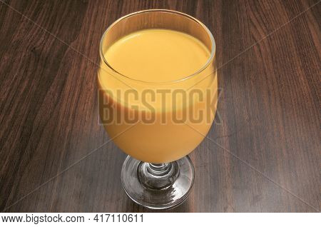 Traditional Indian Beverage Known As The Mango Lasi
