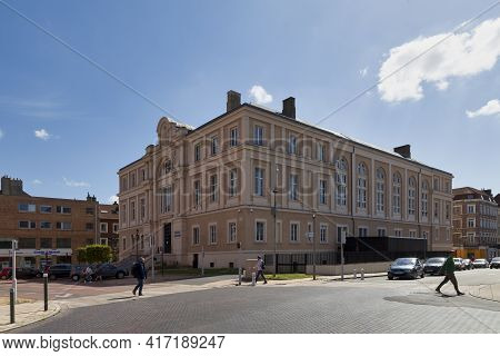 Dunkerque, France - June 22 2020: The Dunkirk Courthouse (french: Palais De Justice De Dunkerque).