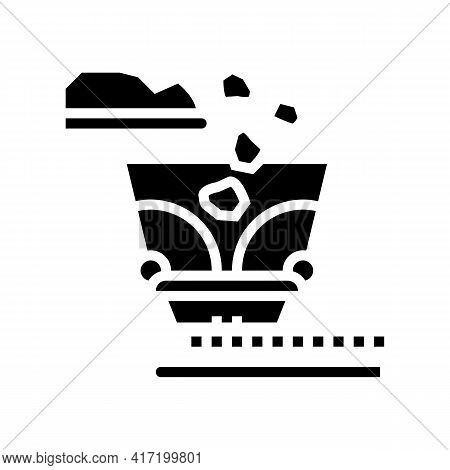 Splitting Up Aluminium Production Line Icon Vector. Splitting Up Aluminium Production Sign. Isolated