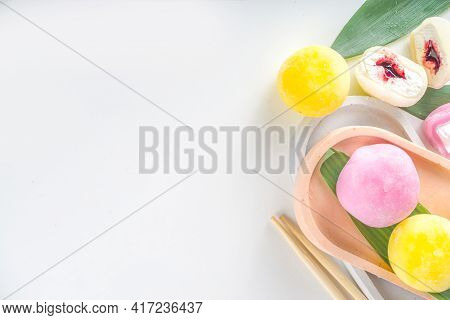 Colorful Mochi Ice Cream