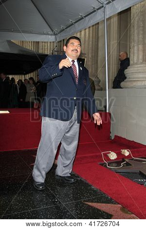 LOS ANGELES -JAN 25: Guillermo Rodriguez na cerimônia para Jimmy Kimmel na calçada da fama