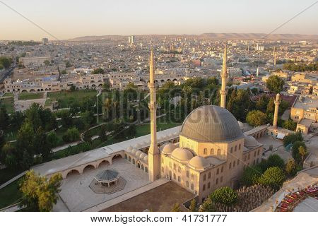 Sanliurfa, Turquie. Un du plus cité de l'attraction touristique du pays - vue aérienne
