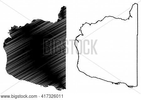 Clark County, State Of Washington (u.s. County, United States Of America, Usa, U.s., Us) Map Vector 